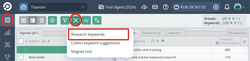 How to research keywords